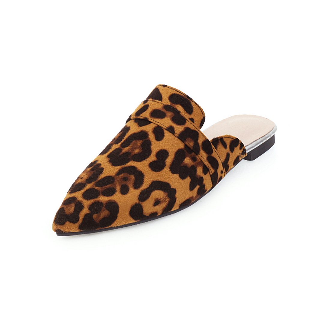 Mirageon - Luipaardpatroon dames loafers