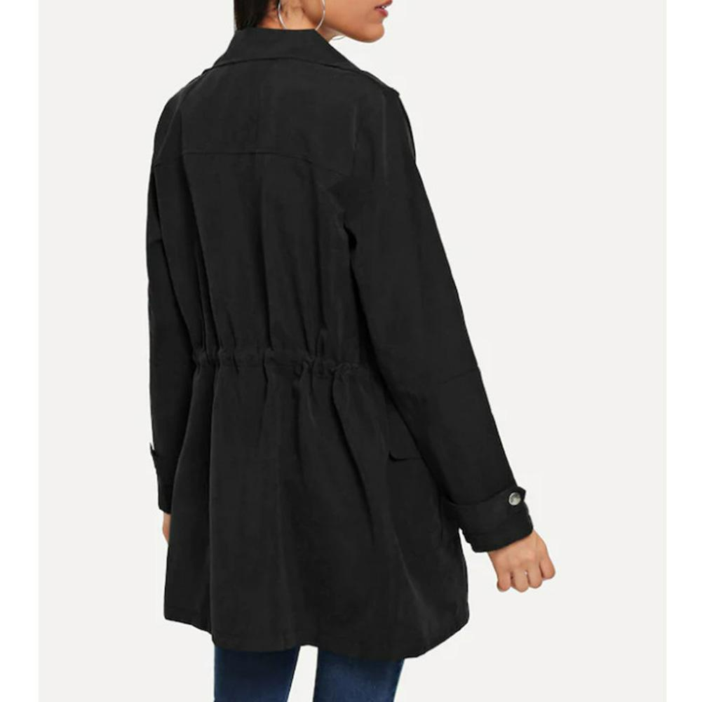 Virginia - Effen kleur trenchcoat