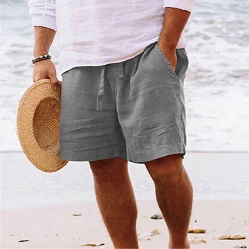 Nigel - Linnen luxe shorts voor heren