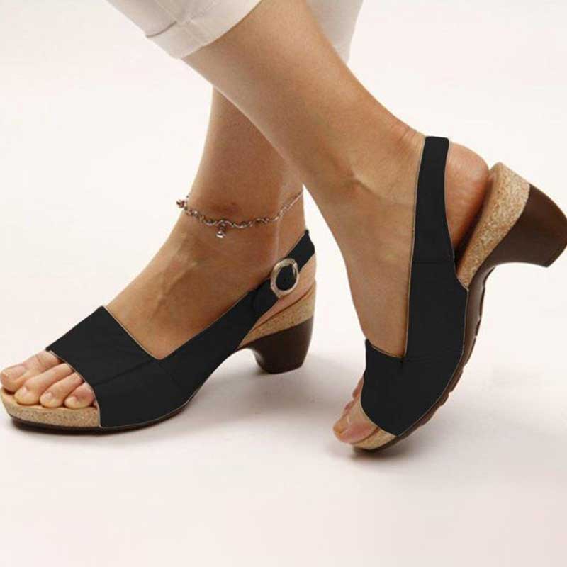 Karen - Orthopedische sandalen met hak