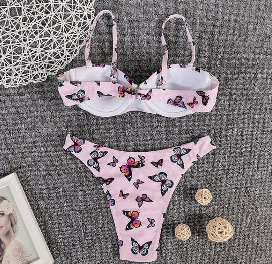 Willamar - Sexy bikini met vlinderprint